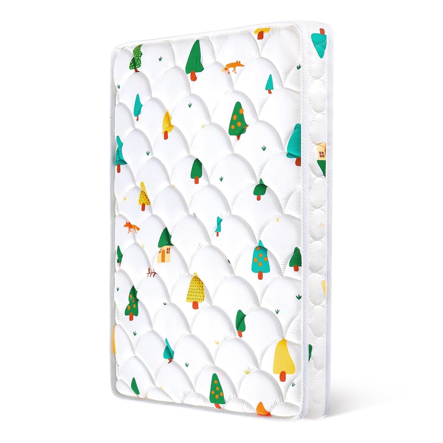 Mini Crib Mattress, 38" x 24" x 4", Firm Foam