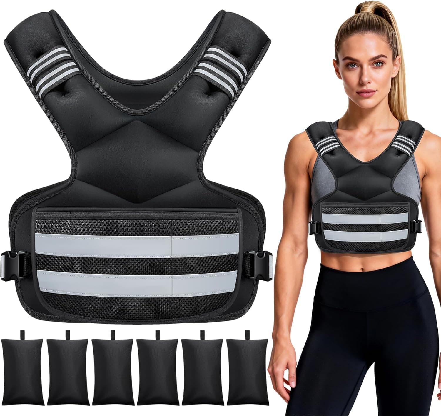 Adjustable Weighted Vest, 4-32 lb