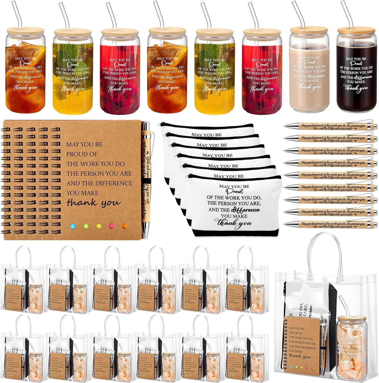 Employee Appreciation Thank You Gifts, 60 Pcs