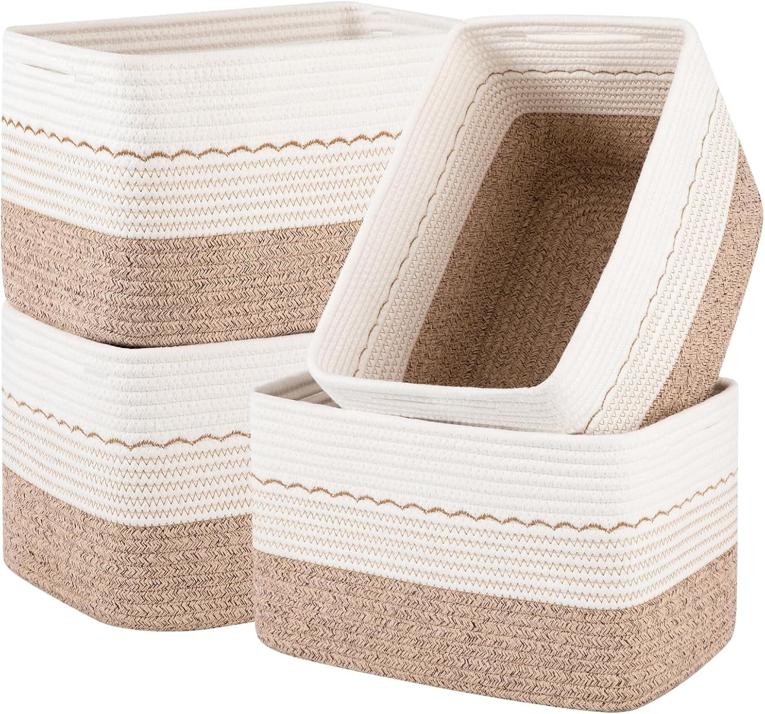 Storage Baskets, 13x9x7.9", 4 Pack
