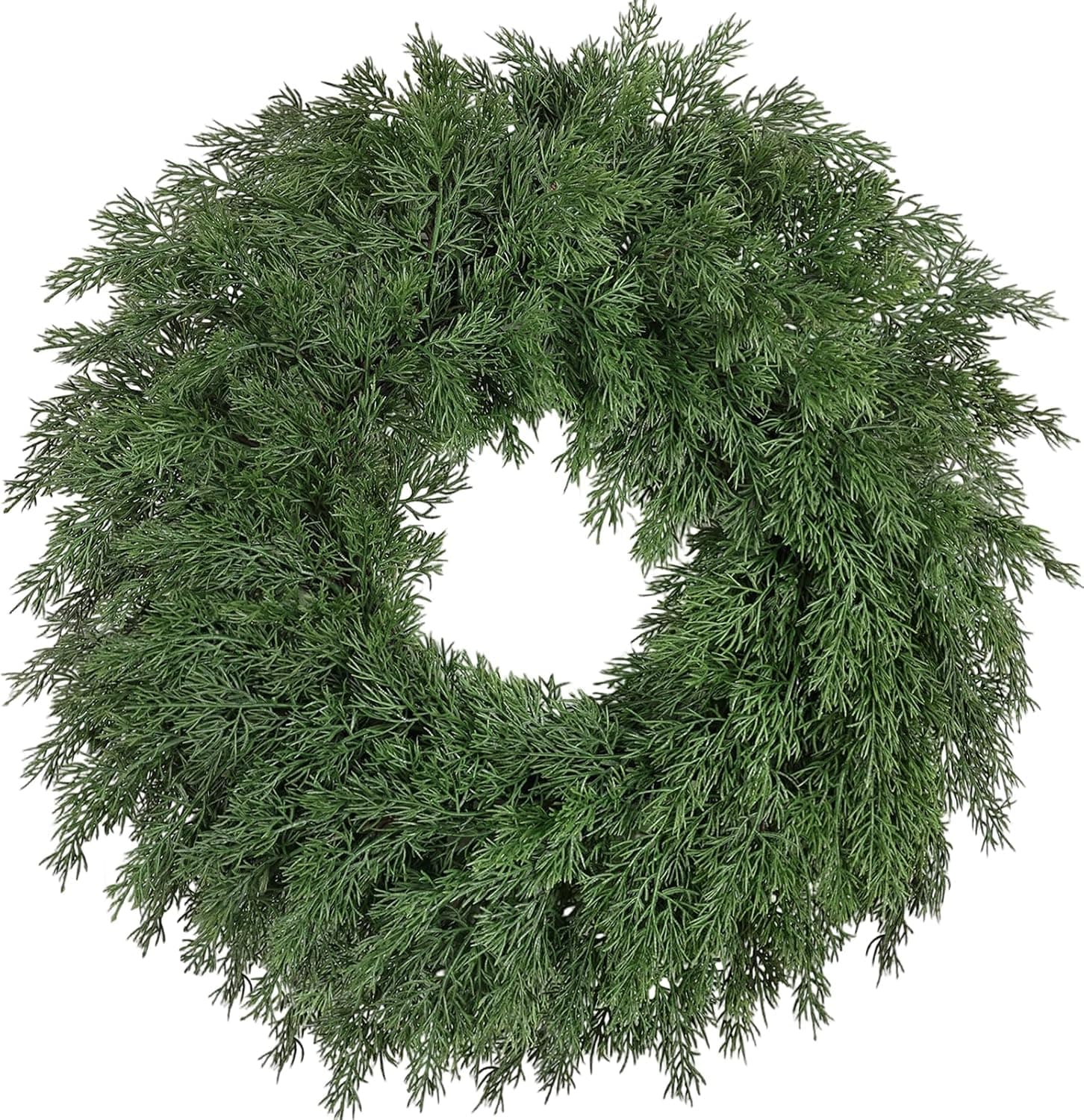 Christmas Wreath for Front Door, 26 Inch, Pine & Cedar