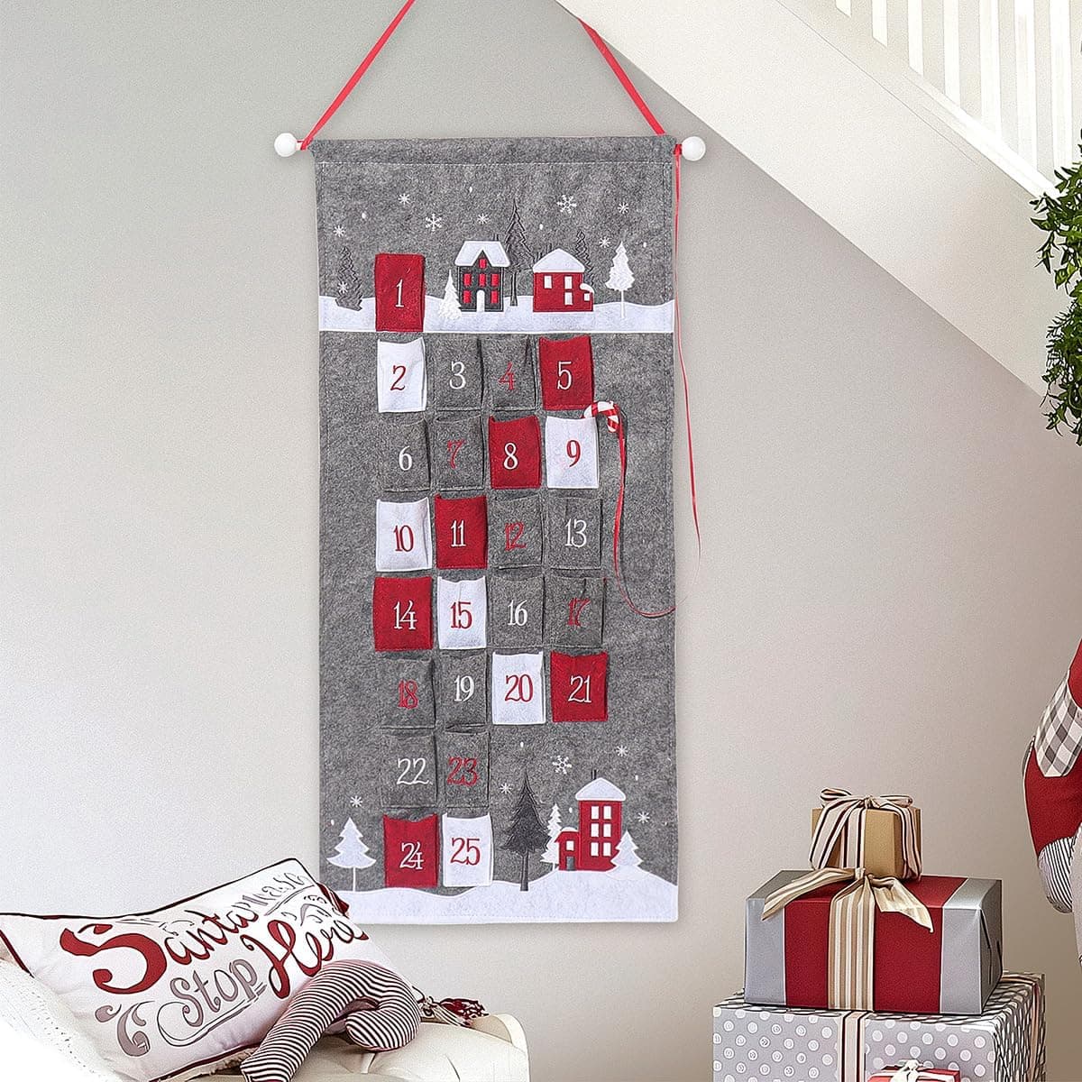 Hanging Advent Calendar, 25 Days