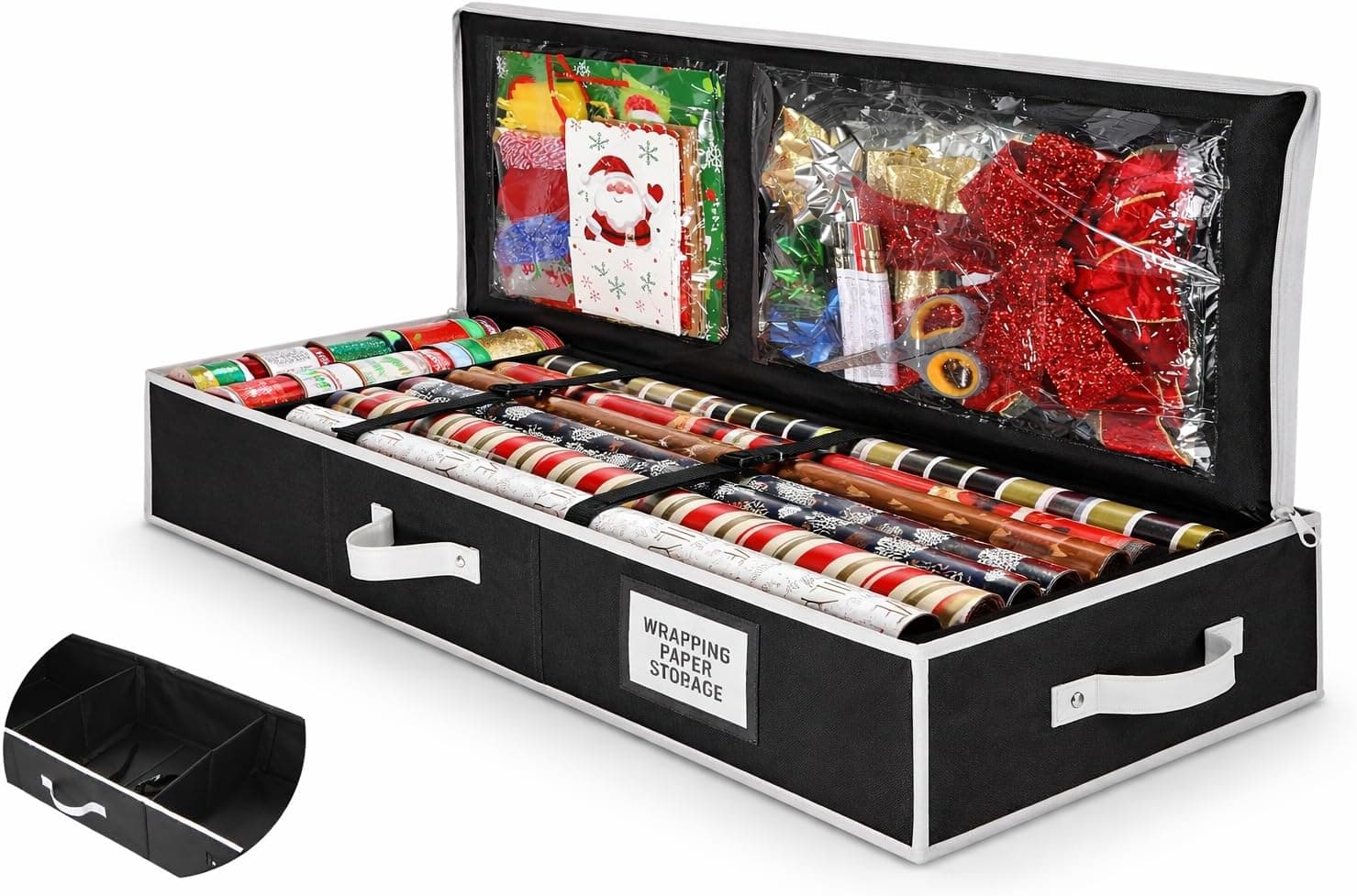 Under-Bed Wrapping Paper Storage Organizer