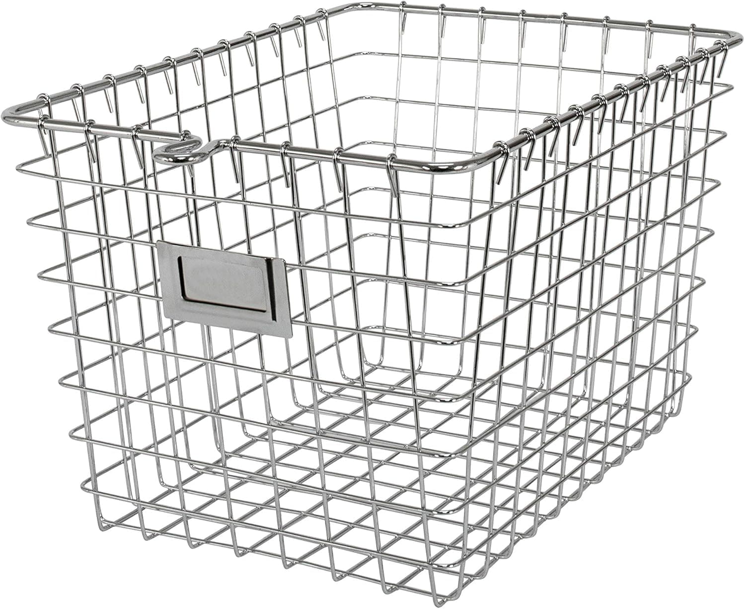 Spectrum Diversified Wire Storage Basket, Small, Chrome