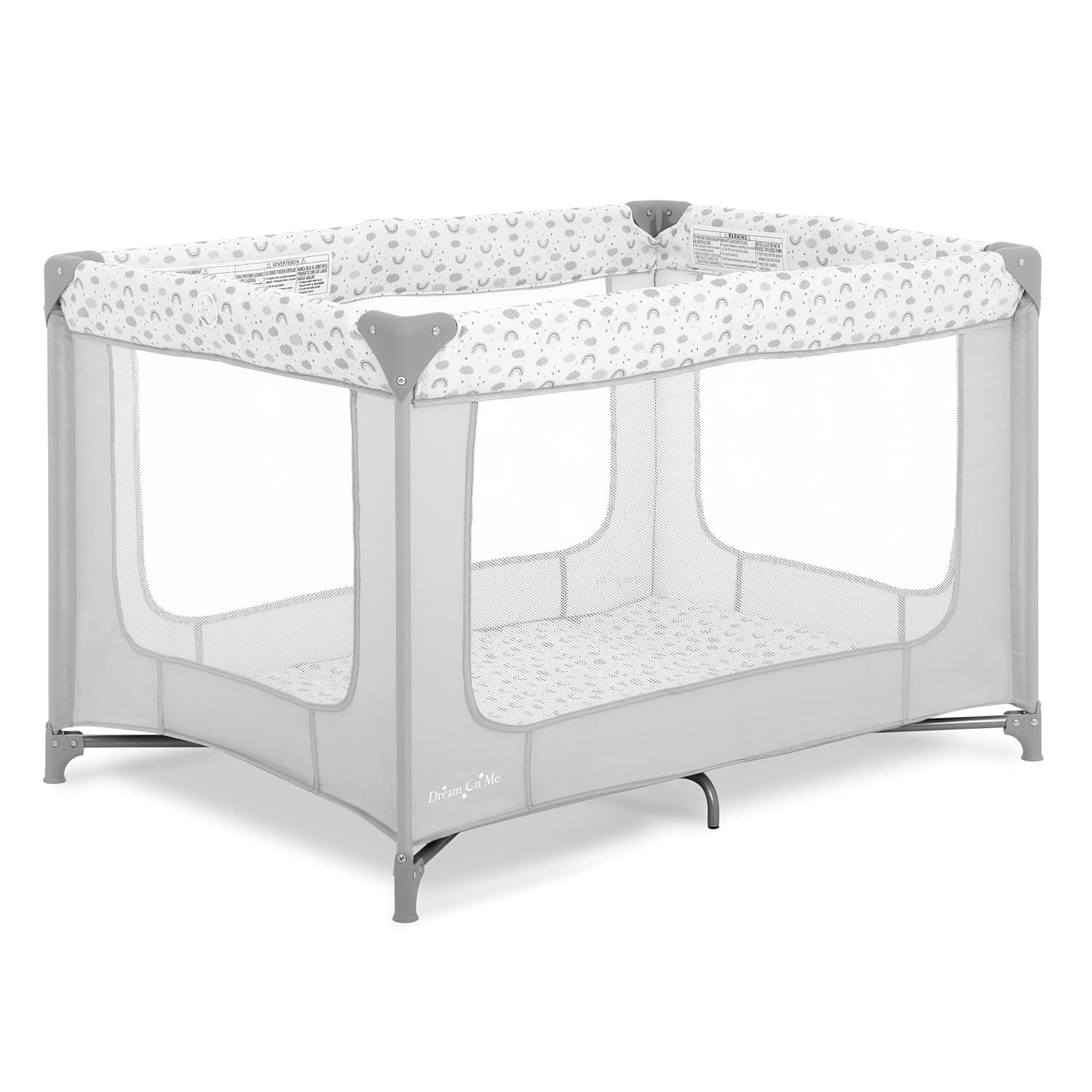 Dream On Me Zodiak Portable Playard, Grey