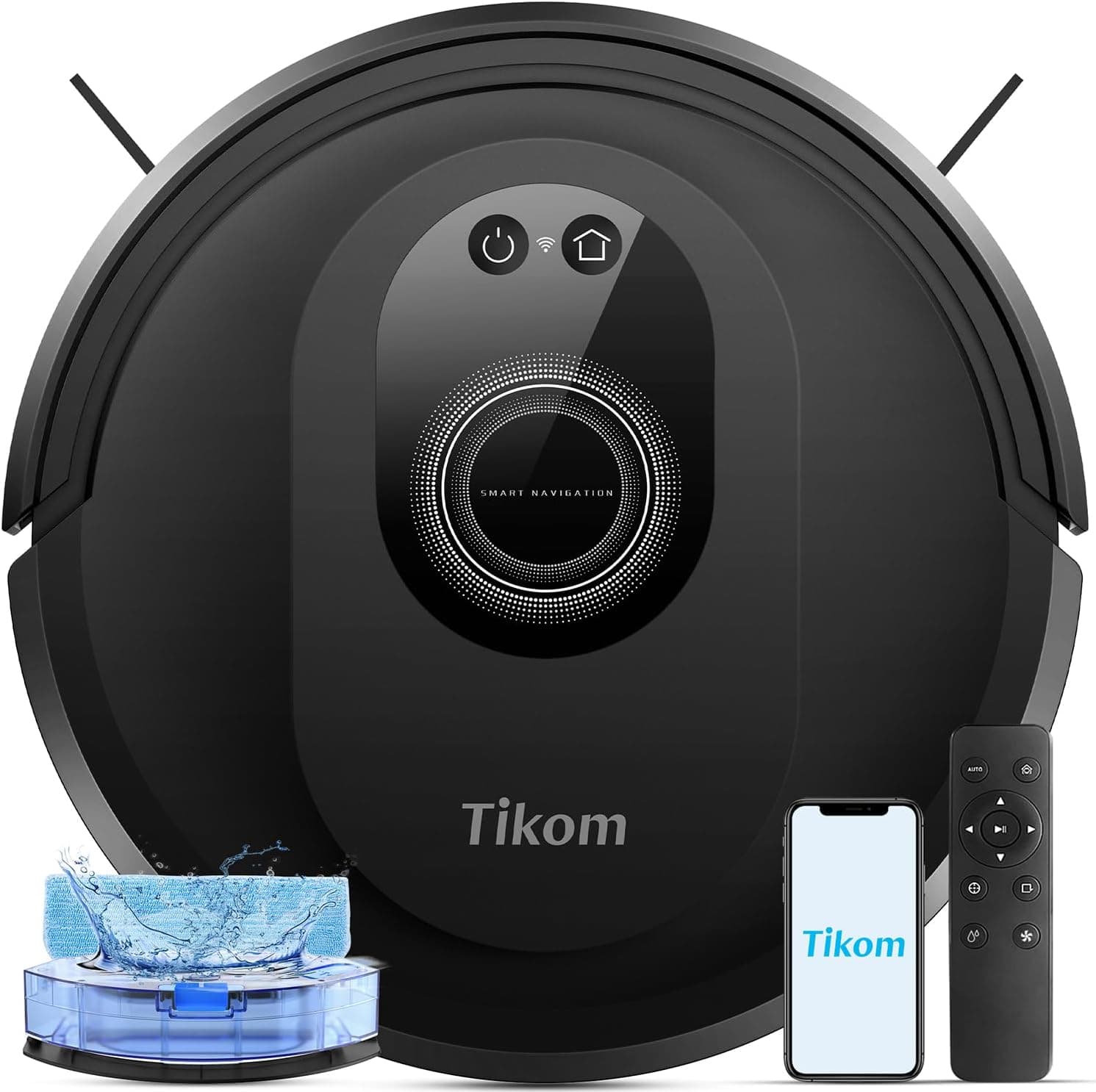 Robot Vacuum and Mop Combo, 5000Pa