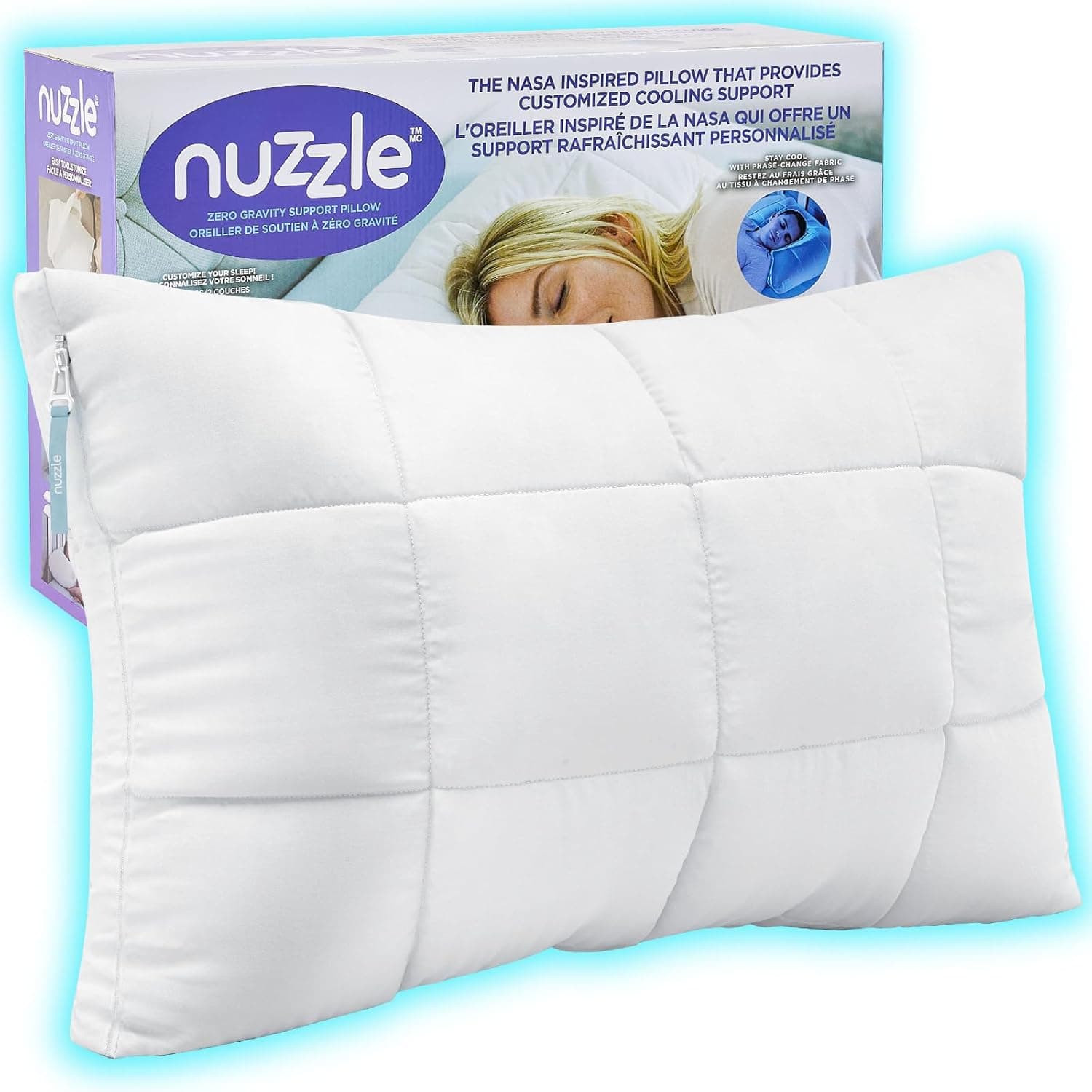 Nuzzle Adjustable Neck Pillow, Standard
