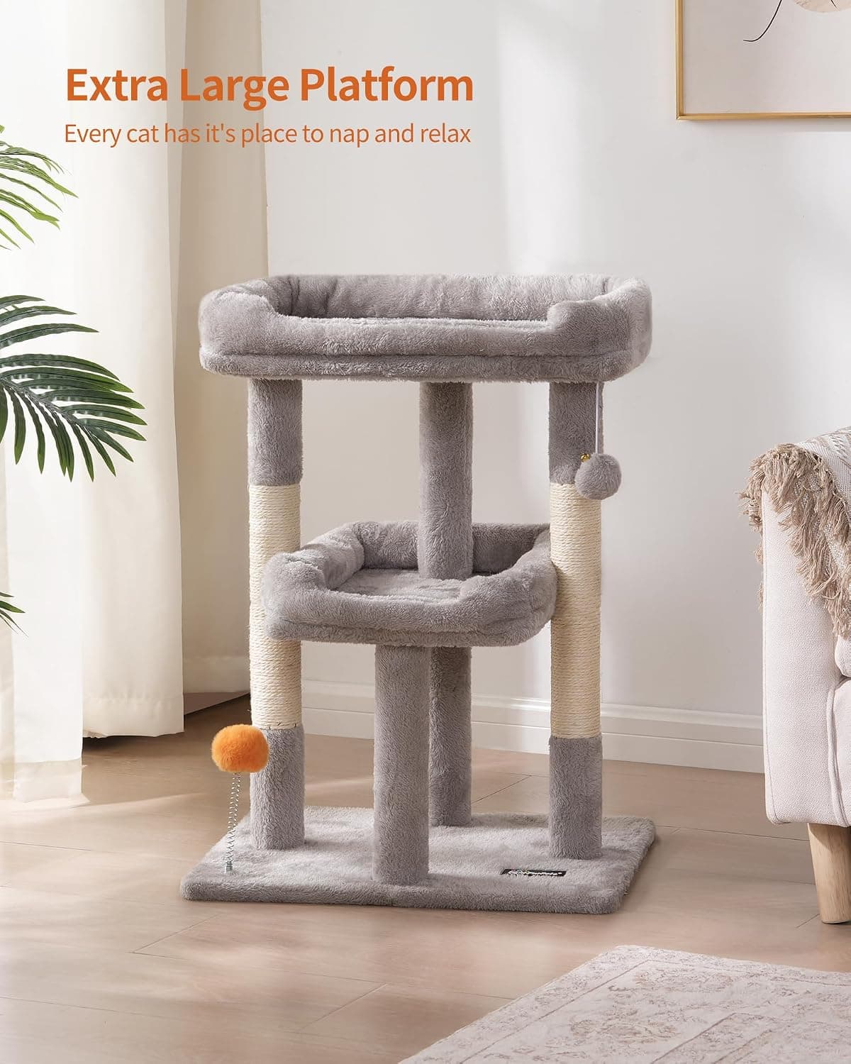 Small Cat Tree Tower for Indoor Cats