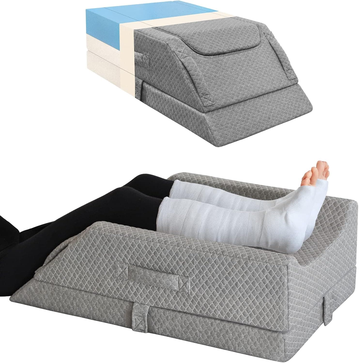 Adjustable Leg Elevation Pillow