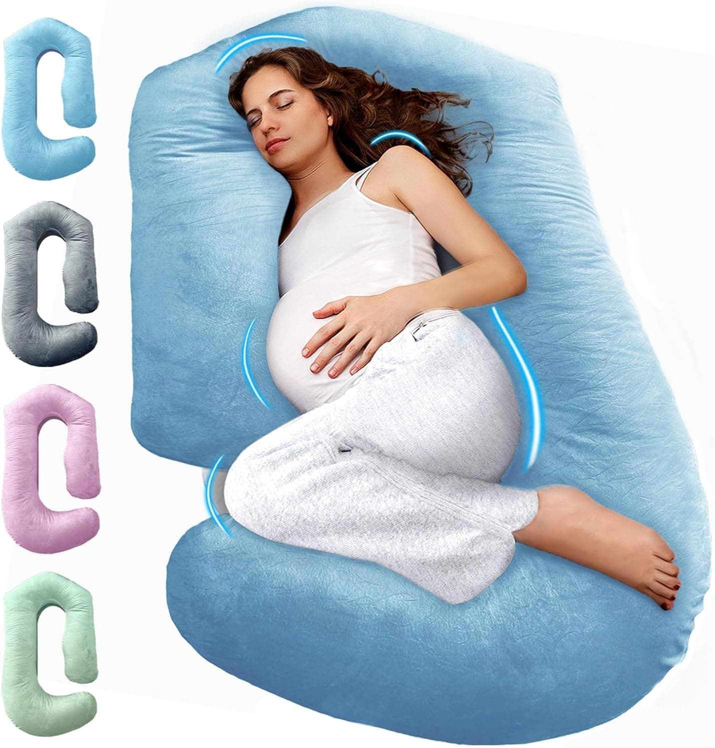 57-Inch Maternity Pregnancy Pillow