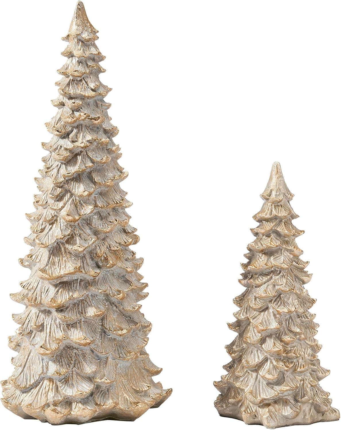 Glitter Christmas Tree Figurines, Tabletop