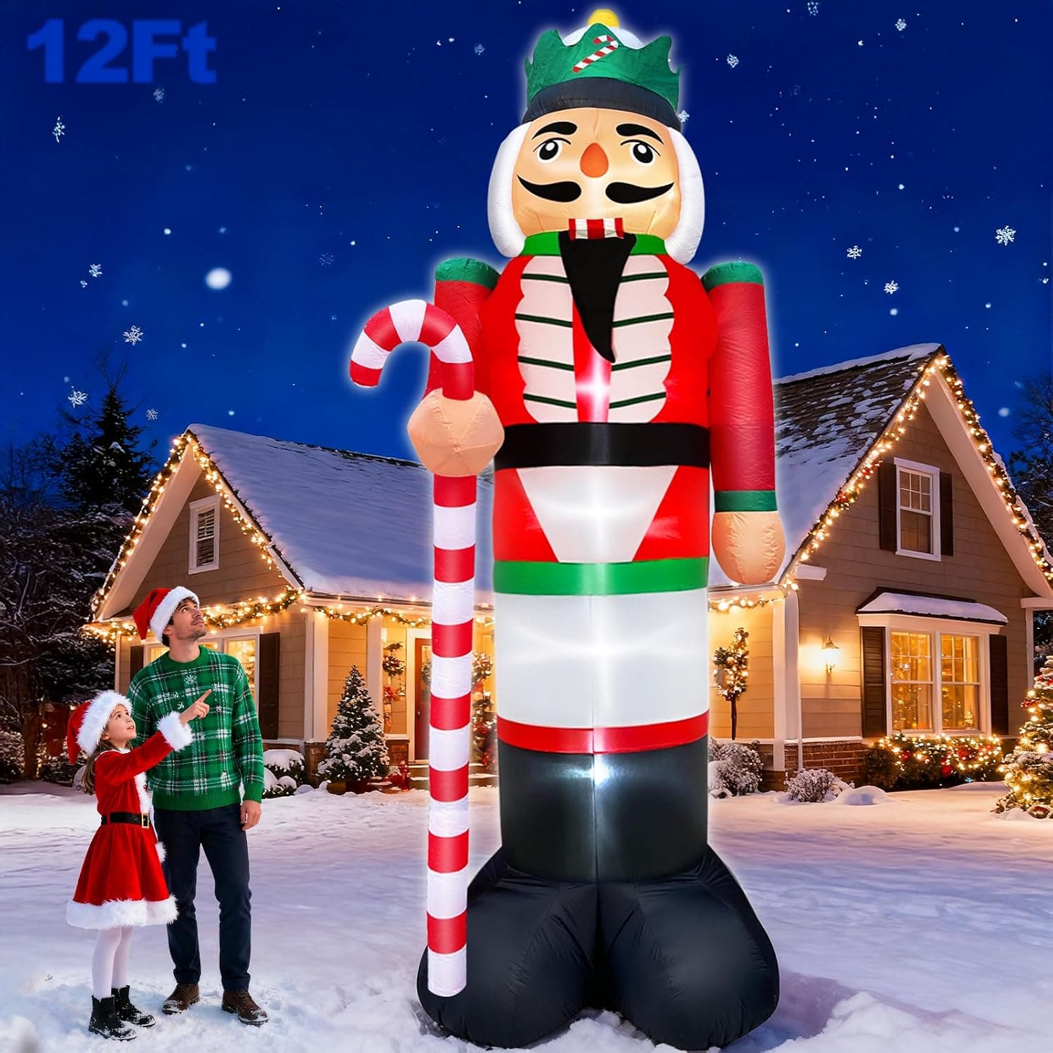12 Ft Inflatable Nutcracker Christmas Decoration