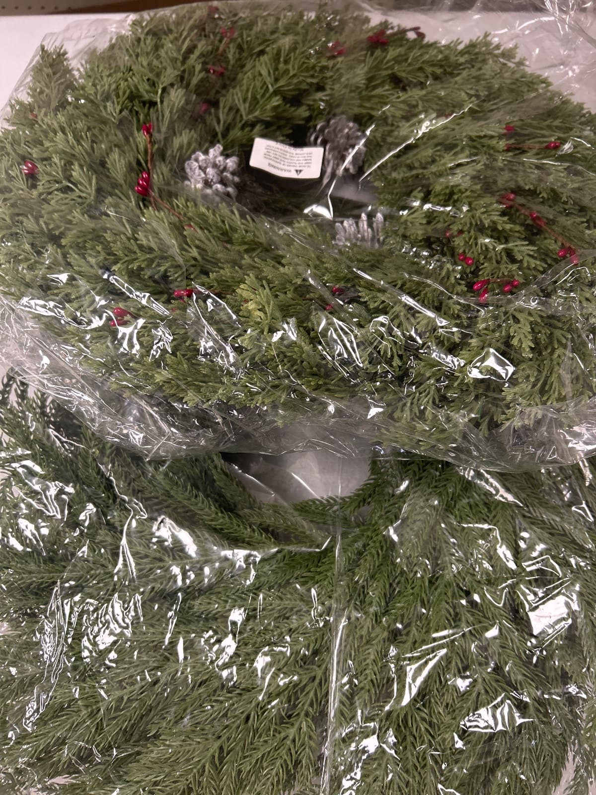 Pine Christmas Wreaths, 18", 2 Pack
