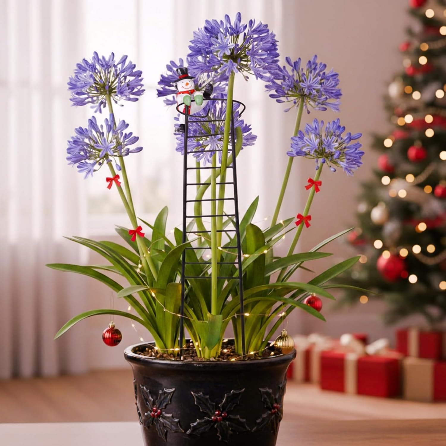 Snowman Christmas Plant Stake, 16 Inch