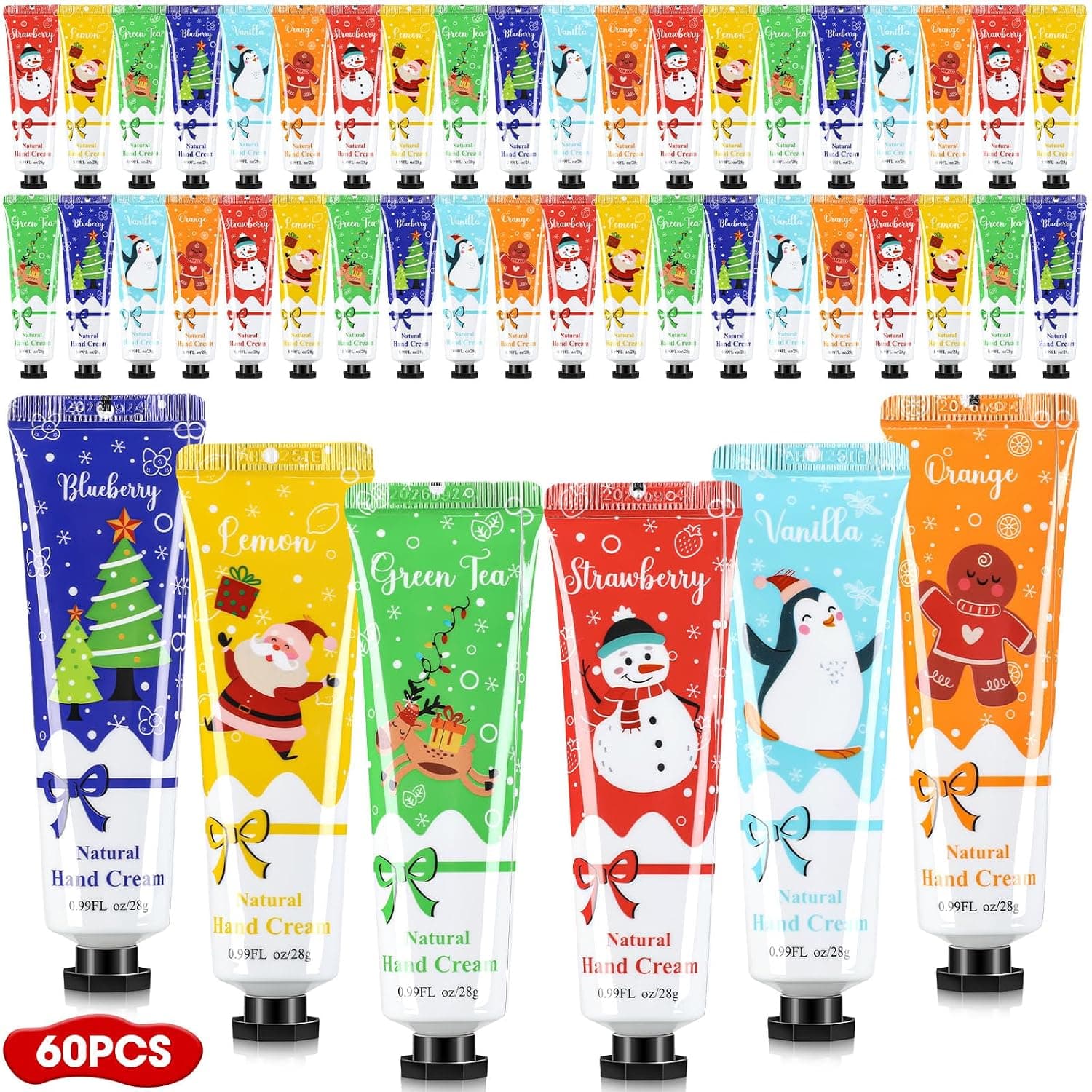 Christmas Shea Hand Cream Gift Set, 60 Pcs