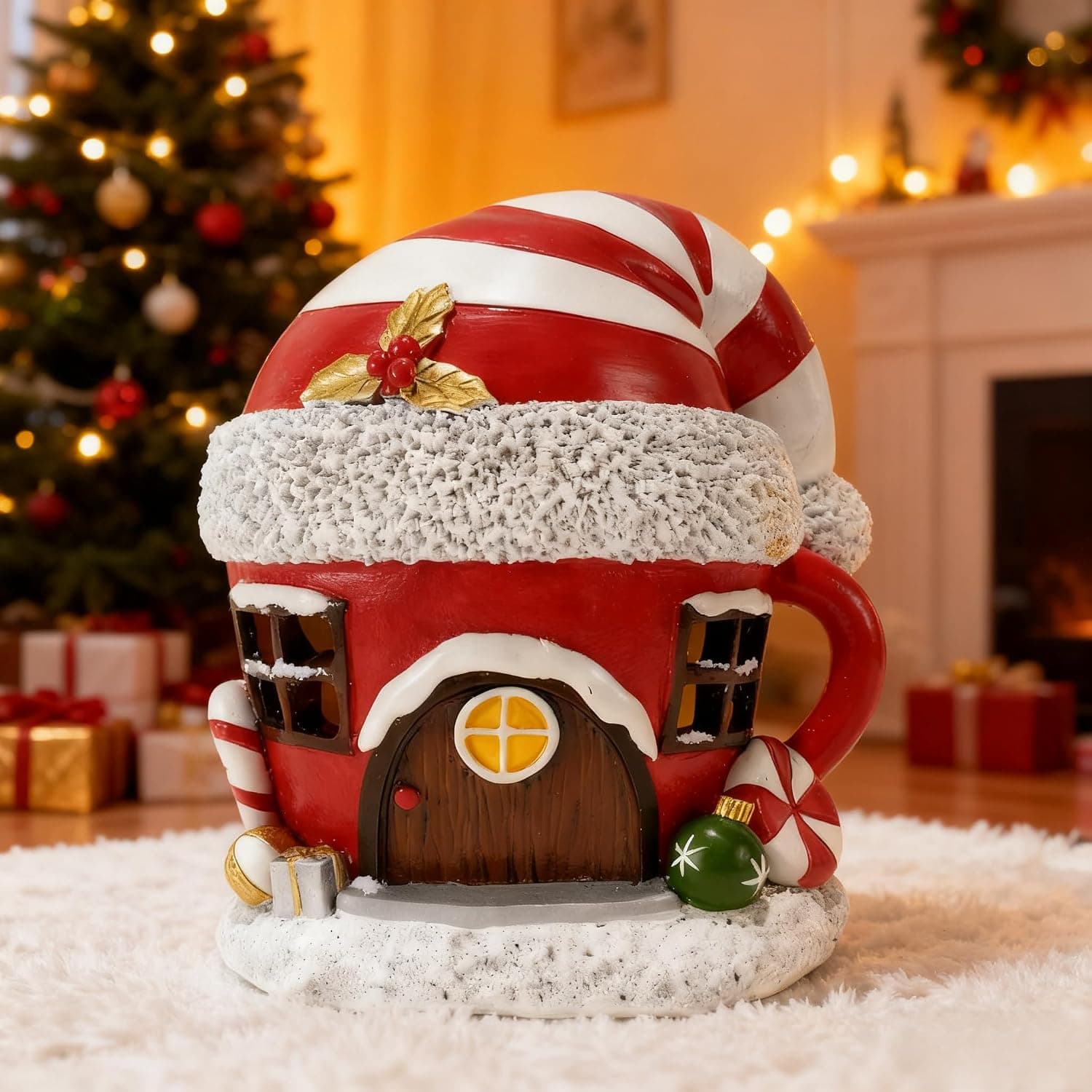 Christmas House Indoor Decoration with LED Light