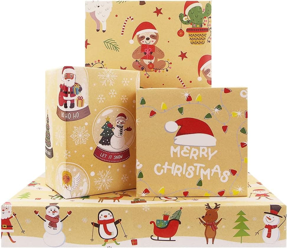 Brown Kraft Christmas Wrapping Paper