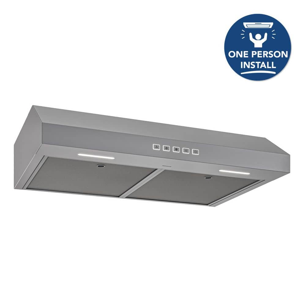 Broan 30" Range Hood, Energy Star, 350 CFM, Glacier