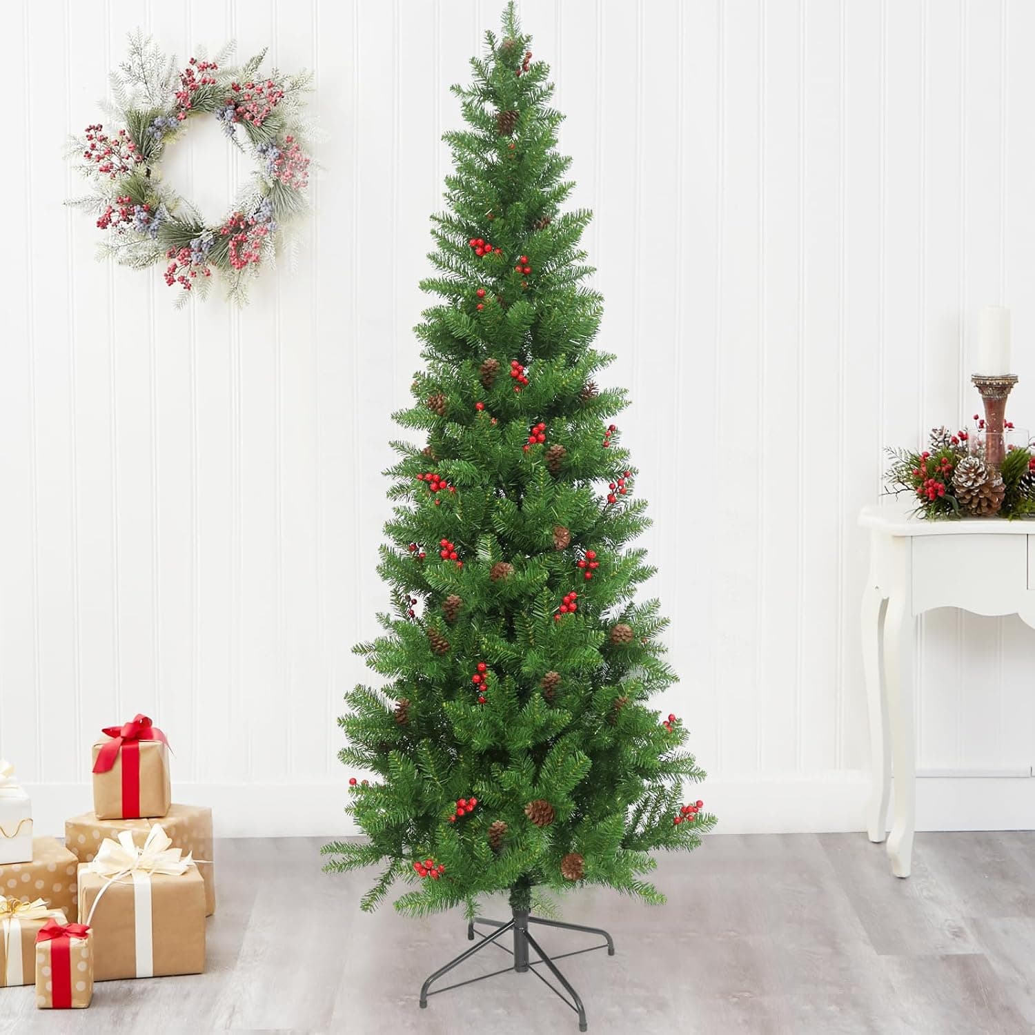 6FT Artificial Slim Christmas Tree