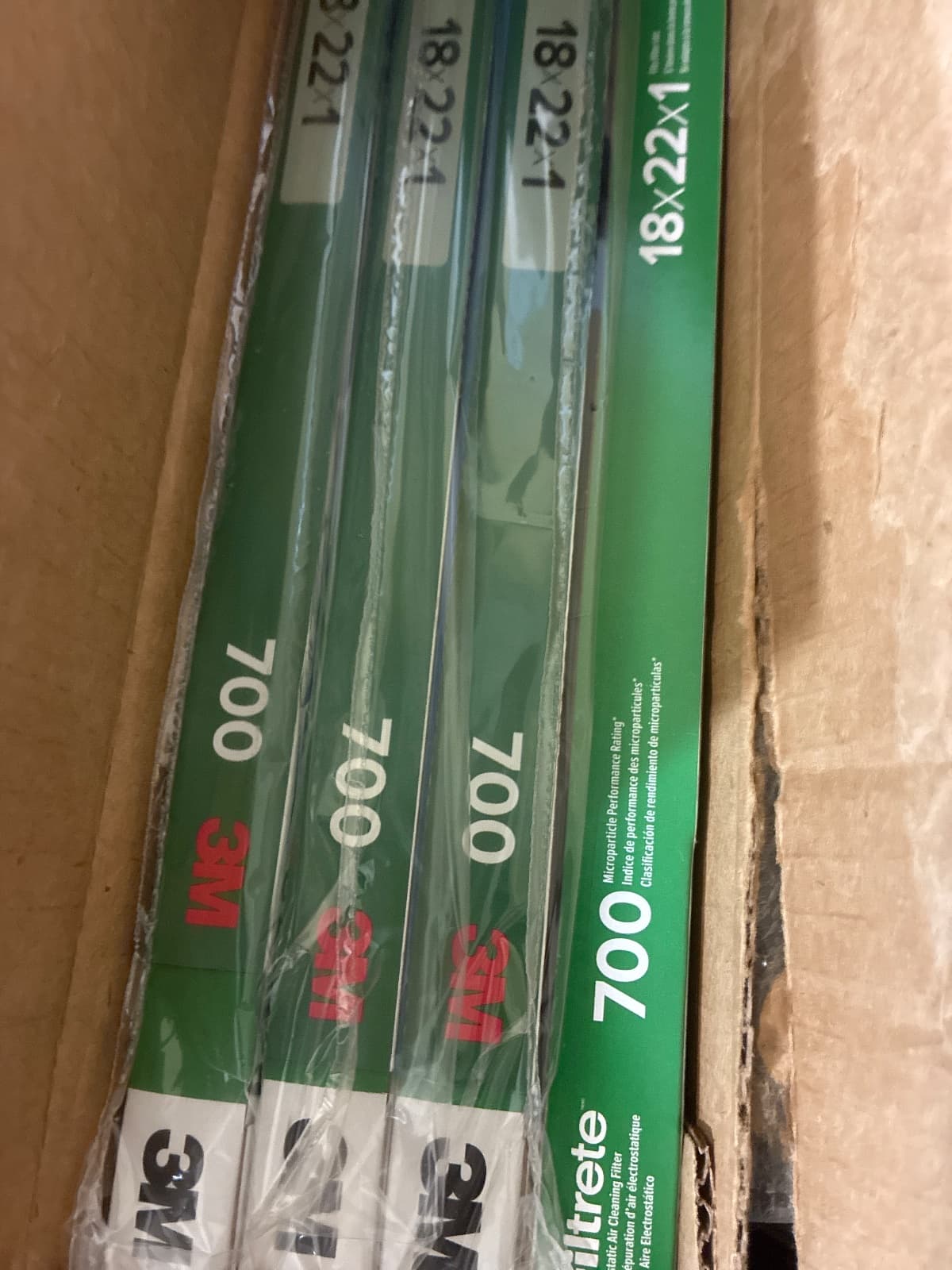 Furnace Filters, 18x22x1, 4 Pack