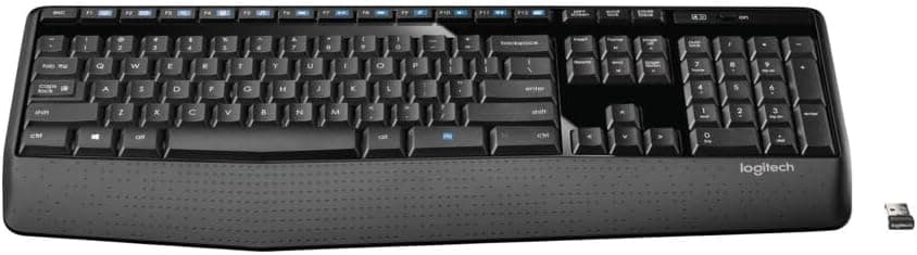 Logitech K345 Wireless Keyboard with Palm Rest