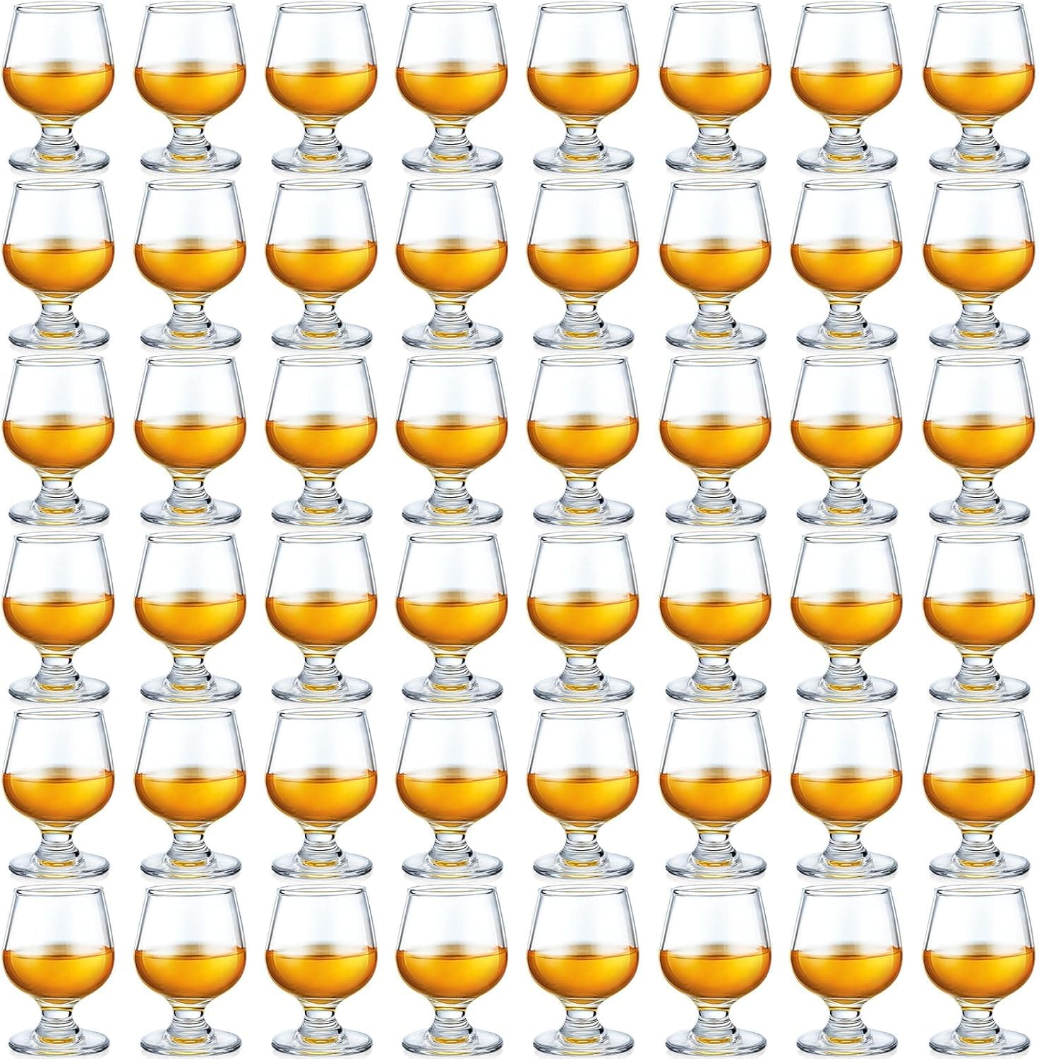 Brandy Snifter Shot Glasses, 3.5oz, 48 Pcs
