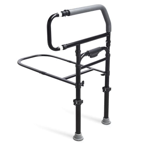 Height-Adjustable Bed Rail for Seniors