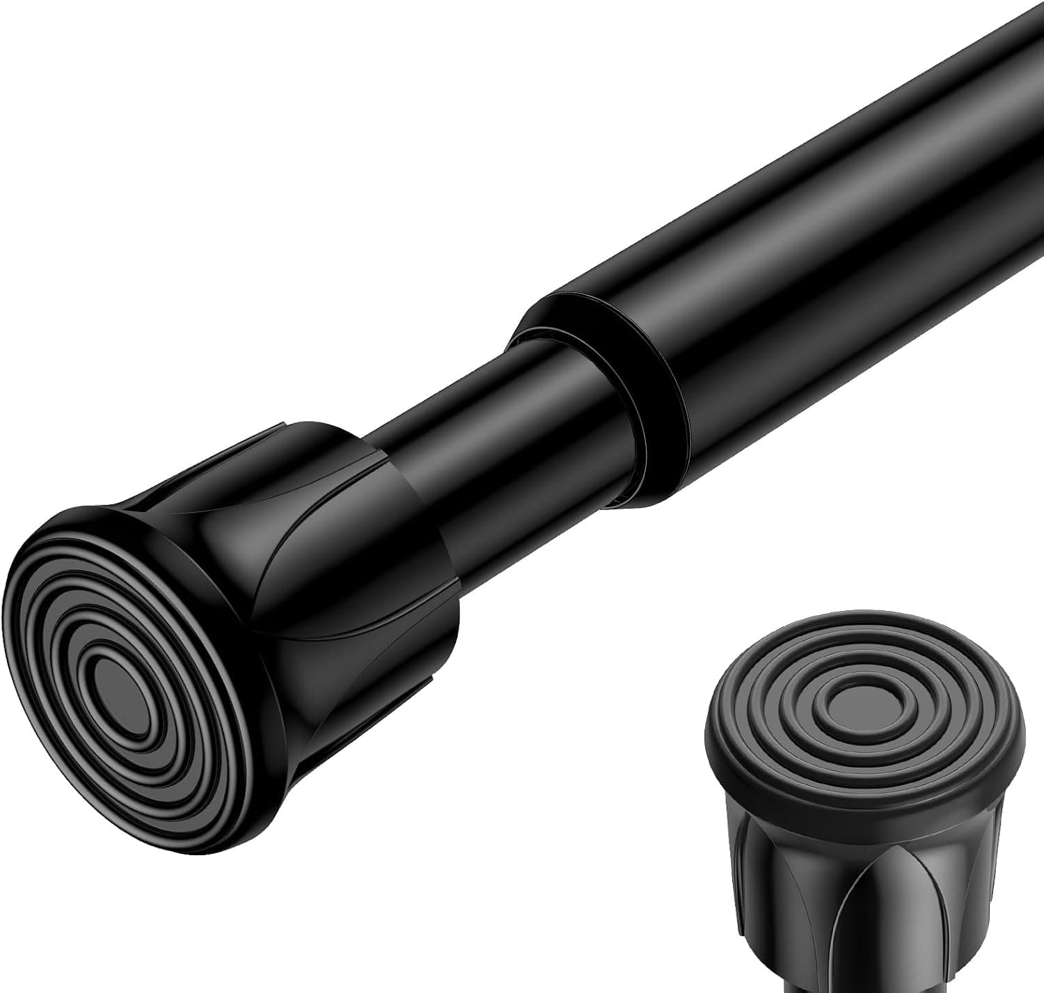 Spring Tension Curtain Rods, 28-48 Inch, 6 Pack