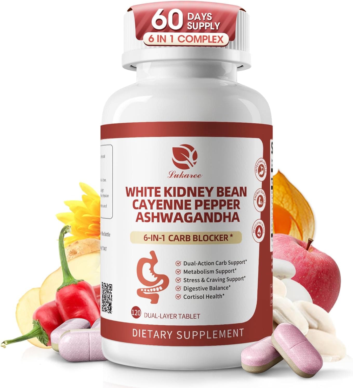 White Kidney Bean Extract 6-in-1 Supplement