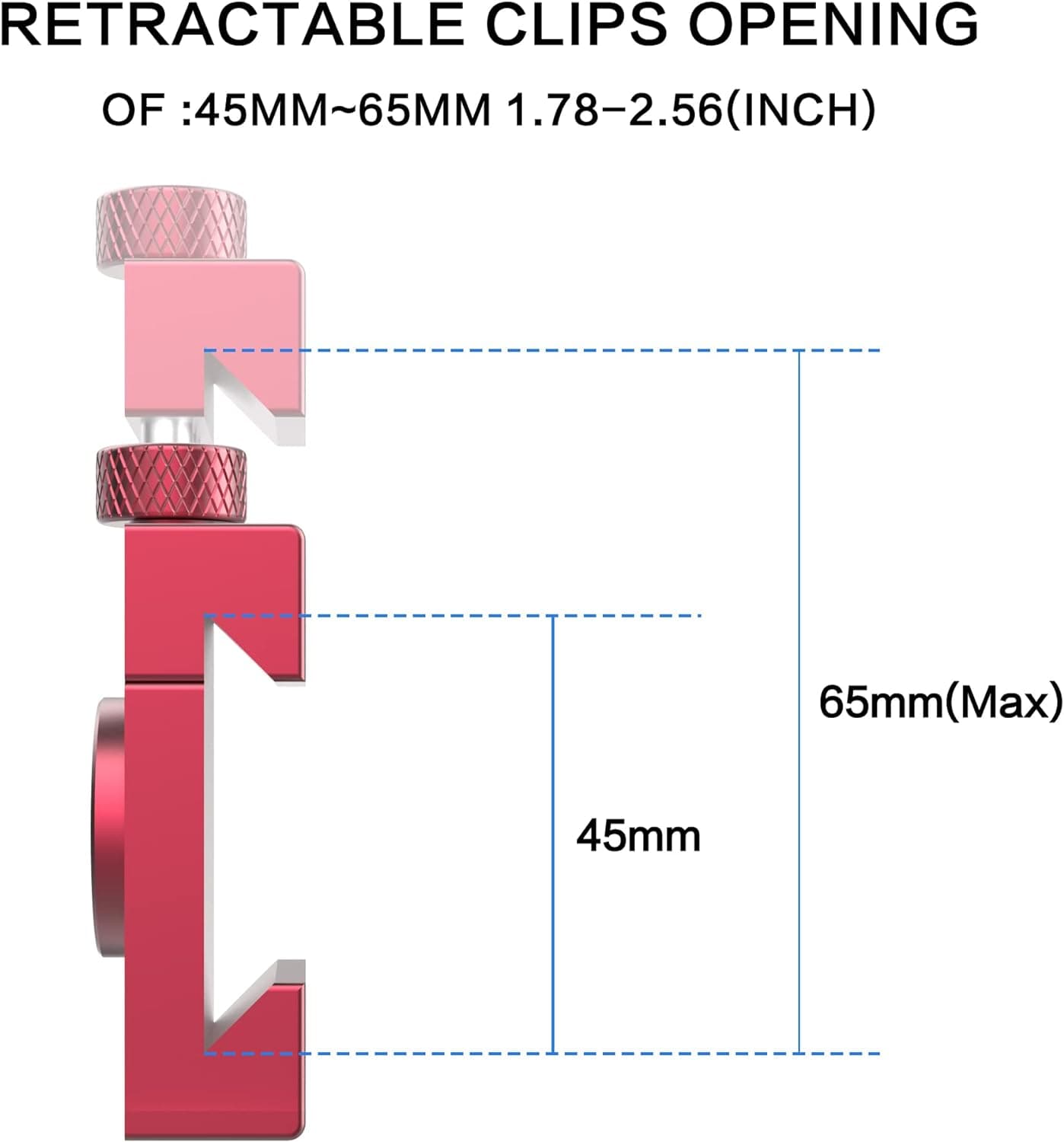 Aluminum Fence Mount with Shade for iPhone & GoPro