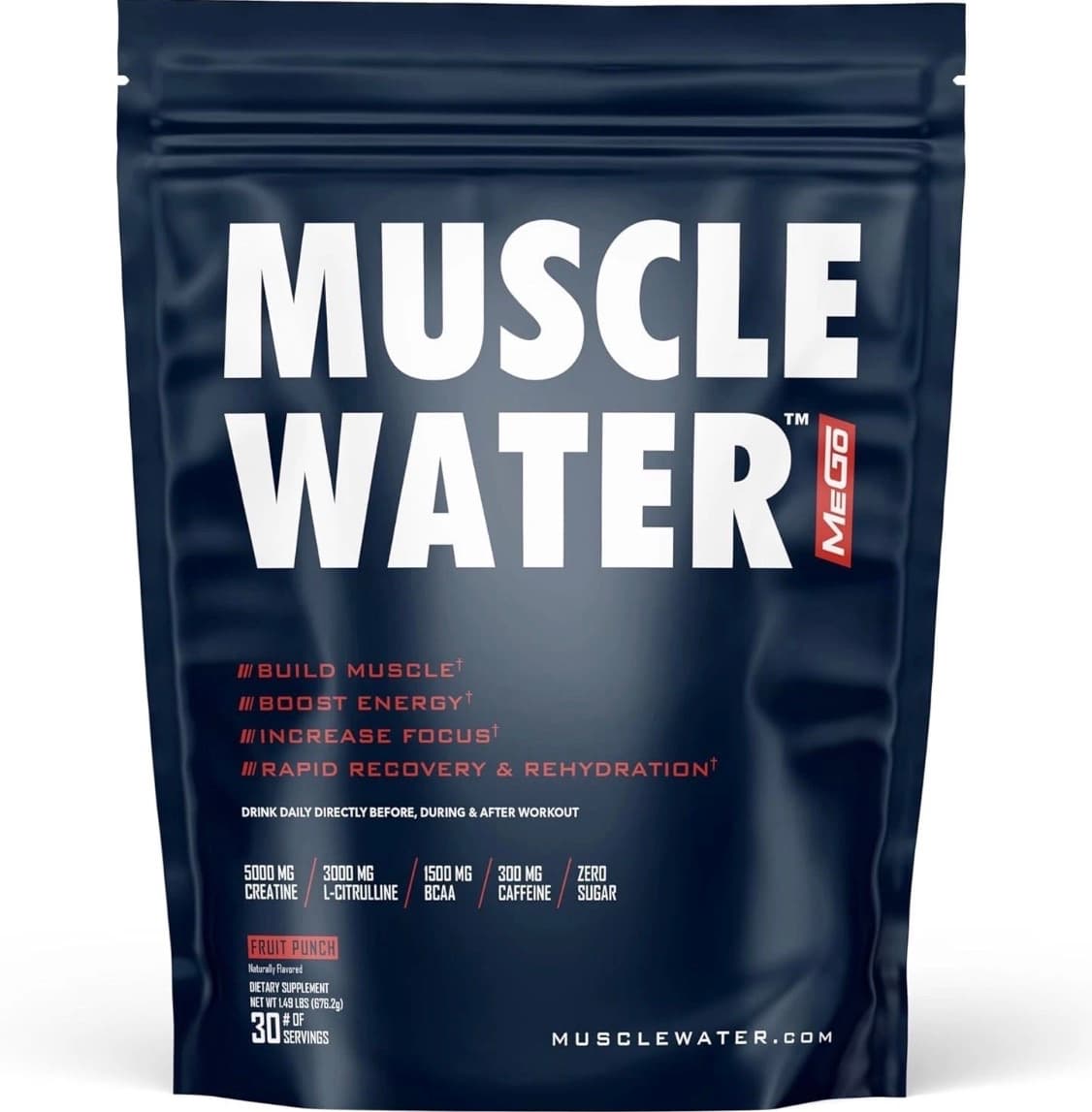 i Muscle Water Pre-Workout Powder