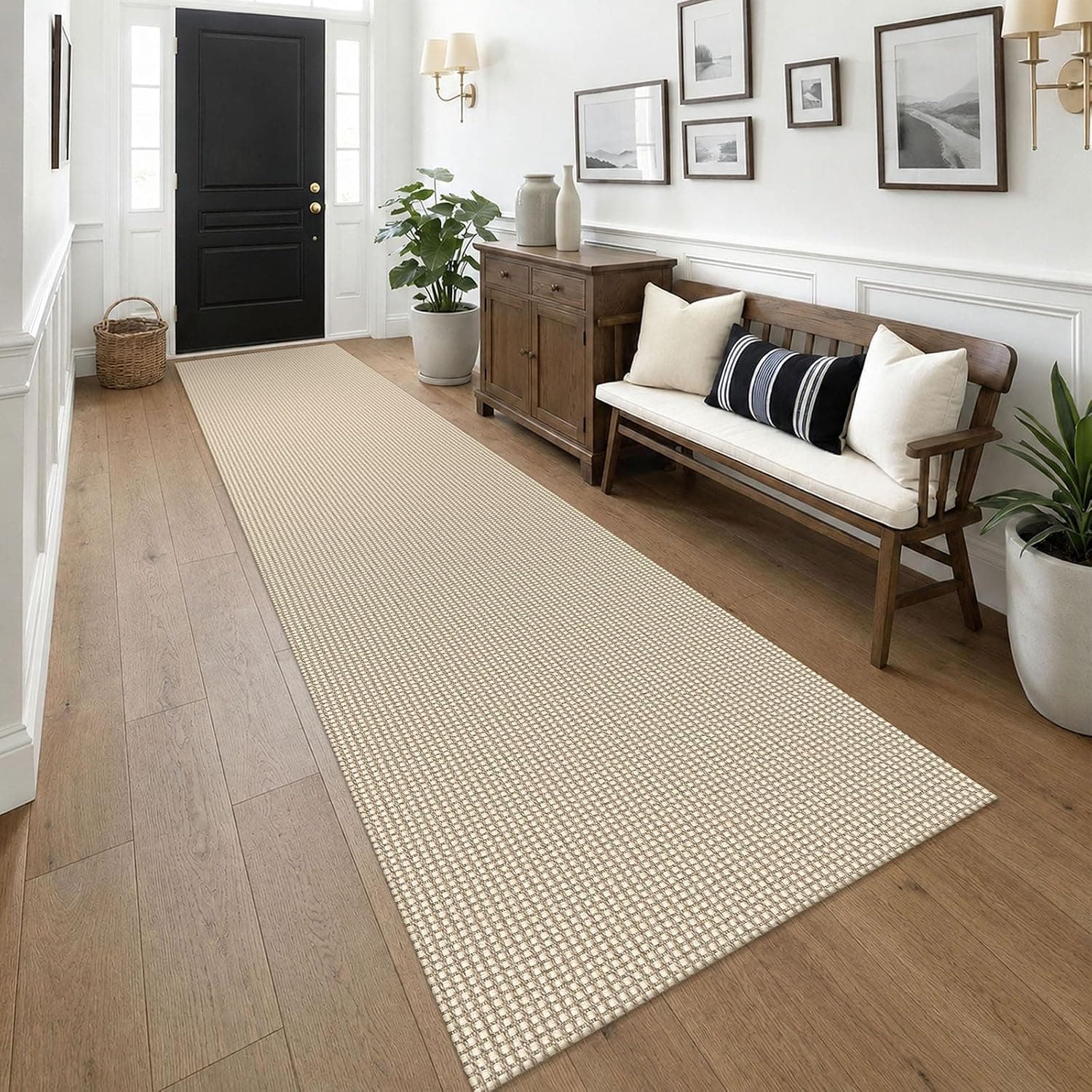 Washable Hallway Runner Rug, 3x14