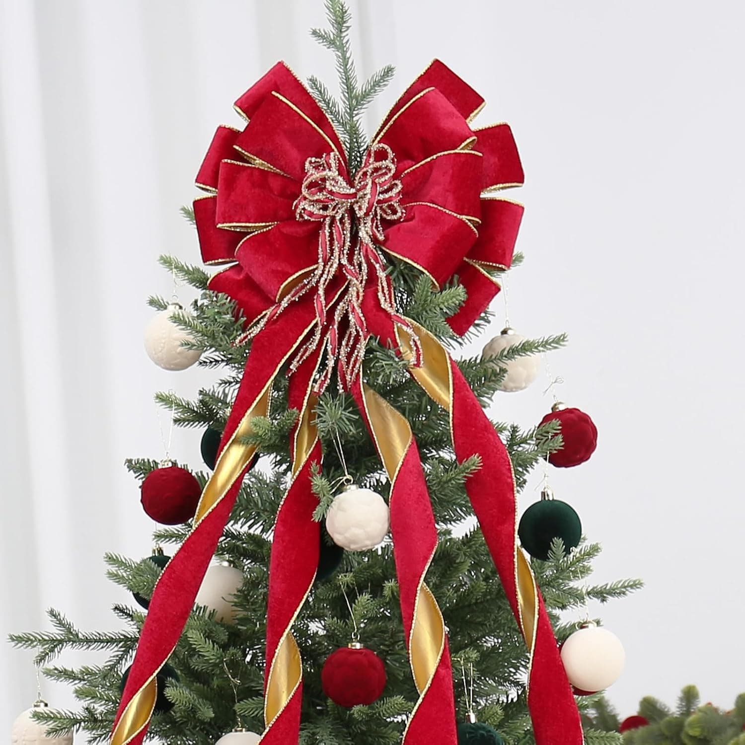 Velvet Christmas Tree Topper