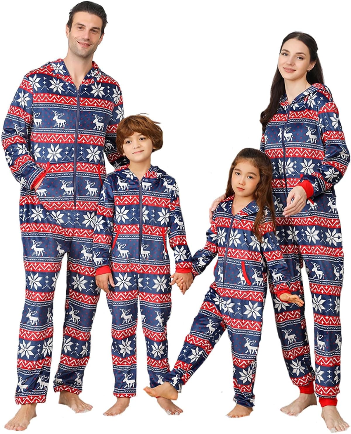 Family Matching Christmas Onesie Pajamas, Flannel