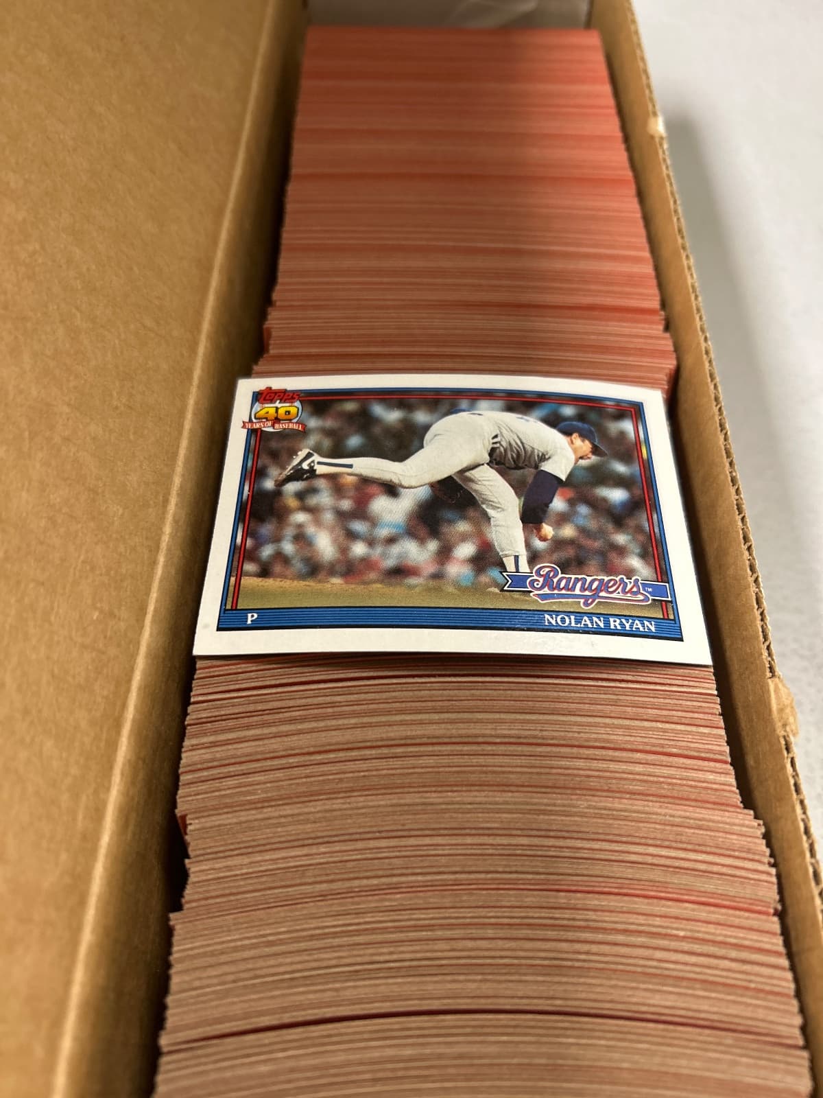 1991 Topps Baseball Card Lot, 400+ Cards (Not Full Set)