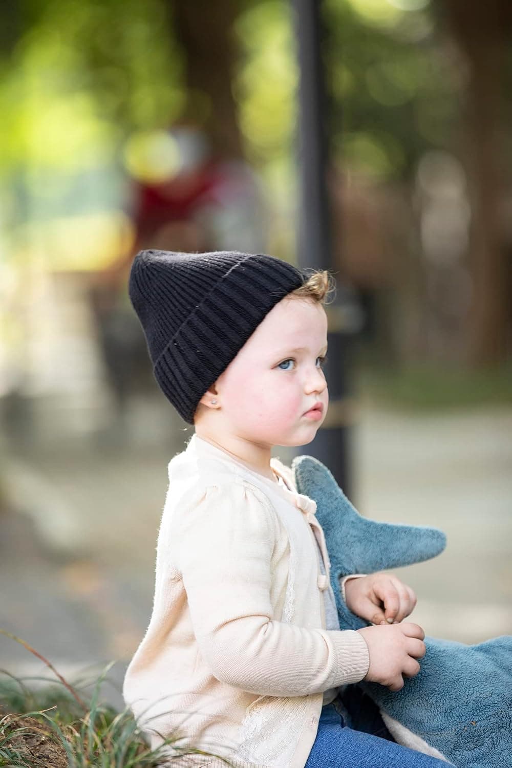 Baby & Toddler Knit Winter Beanie Hat, Mustard — photo 3