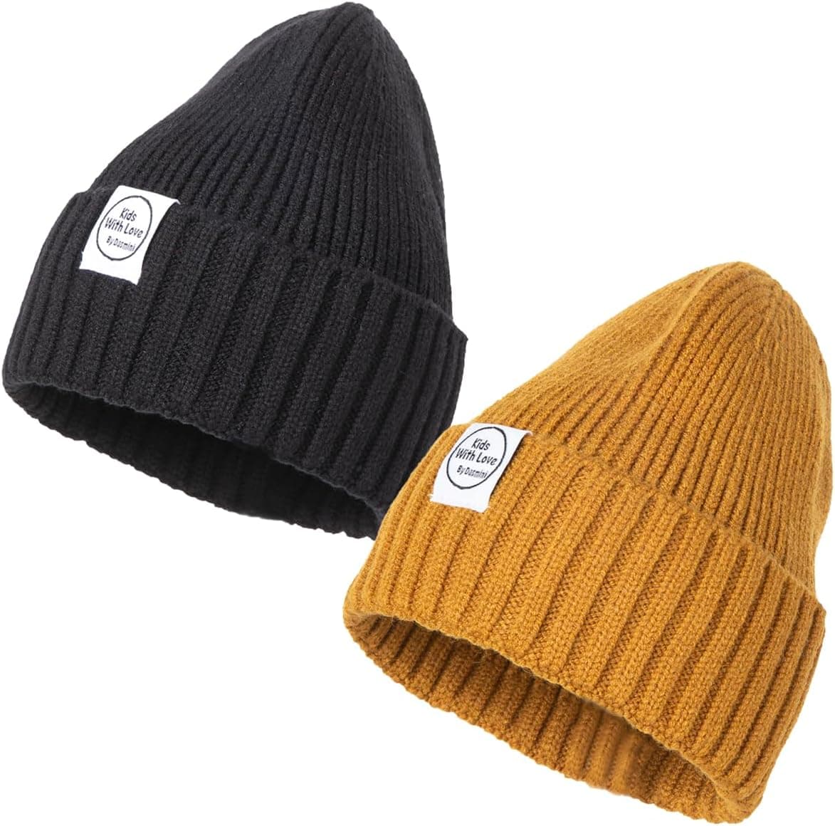 Baby & Toddler Knit Winter Beanie Hat, Mustard