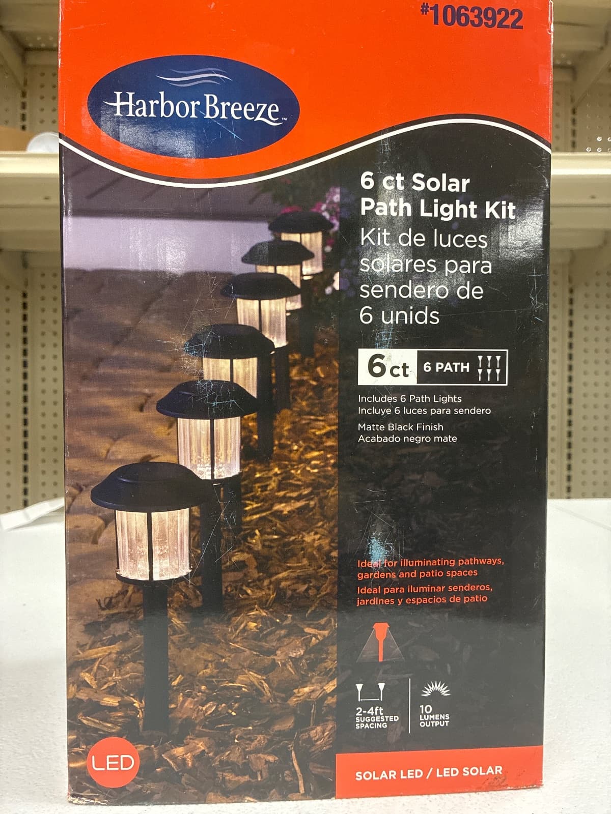 6 Count Solar LED Path Light Kit