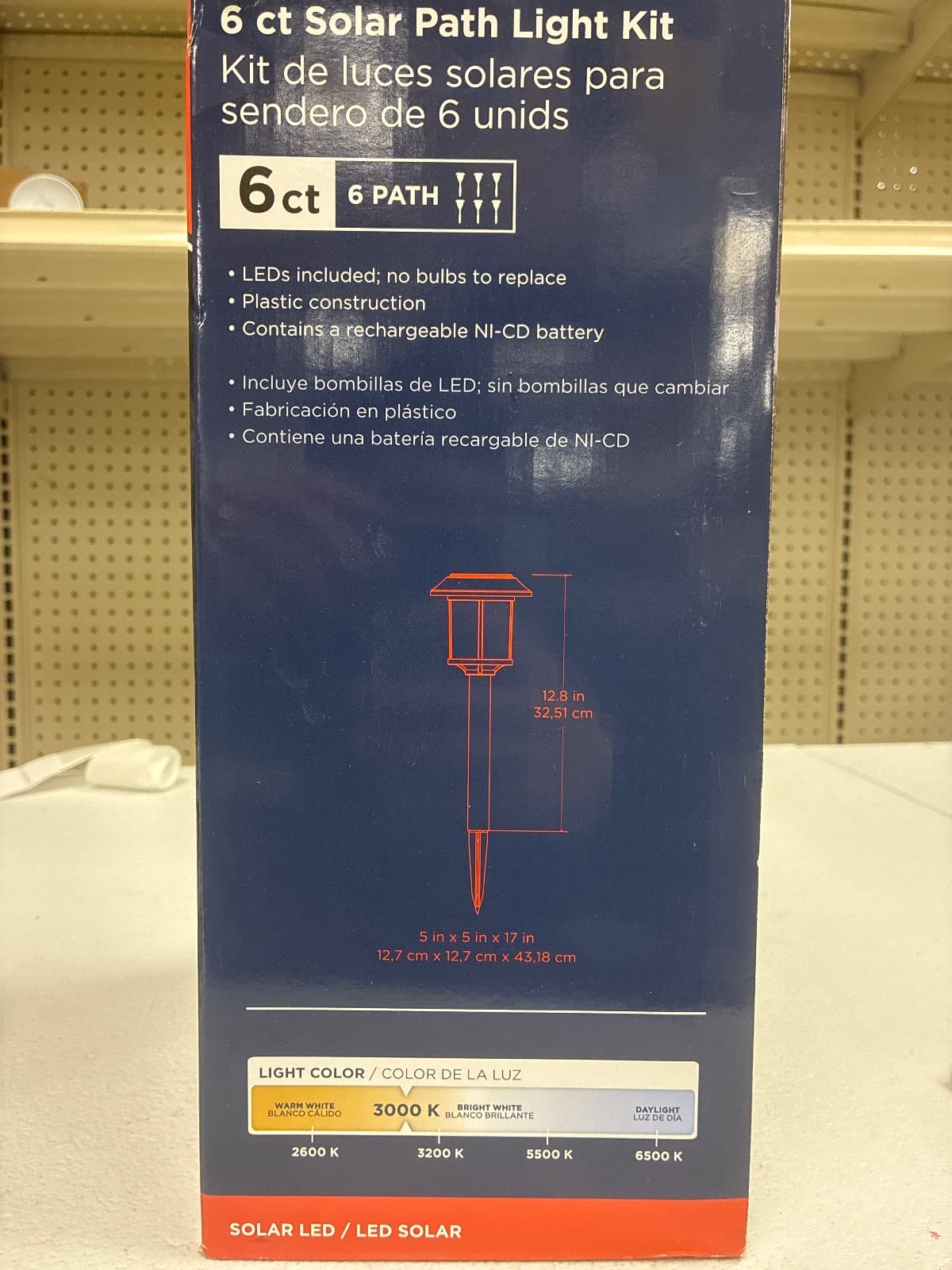 6 Count Solar LED Path Light Kit — photo 2