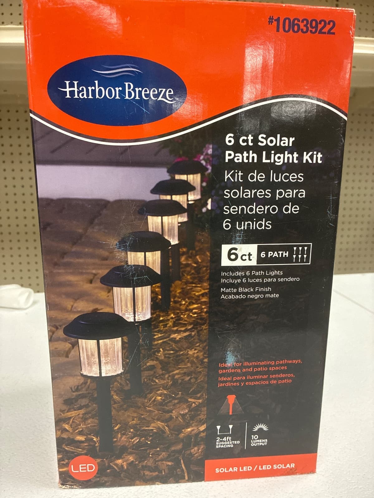 6 Count Solar LED Path Light Kit