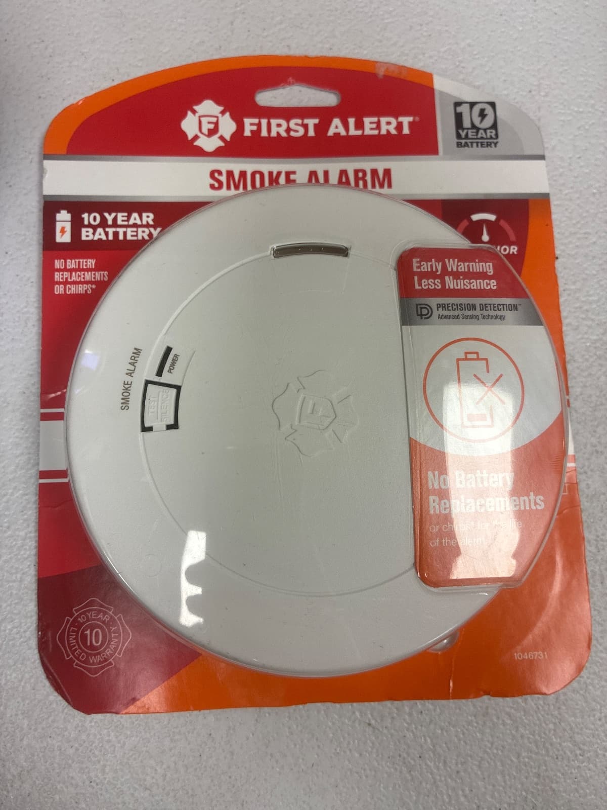 First Alert SM210 Slim Smoke Alarm, Sealed 10-Year Battery — photo 4