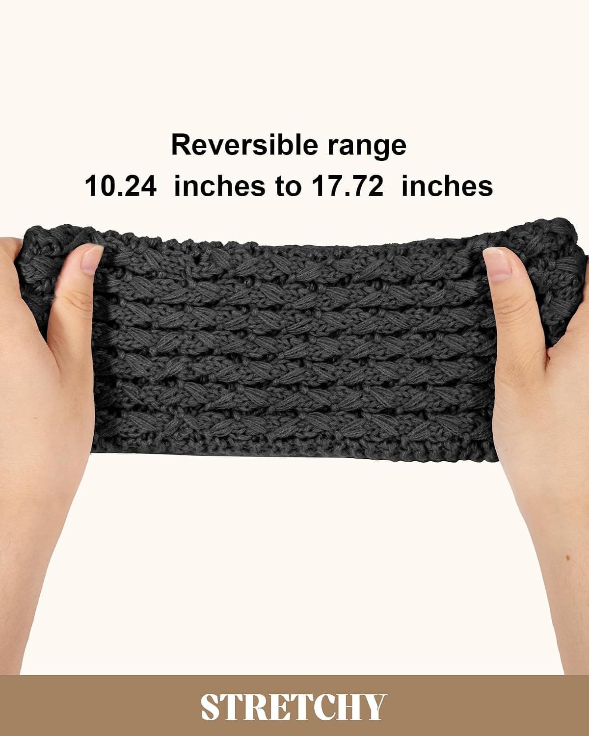 4 Pack Women's Winter Headbands, Thick Fleece Ear Warmers — photo 2