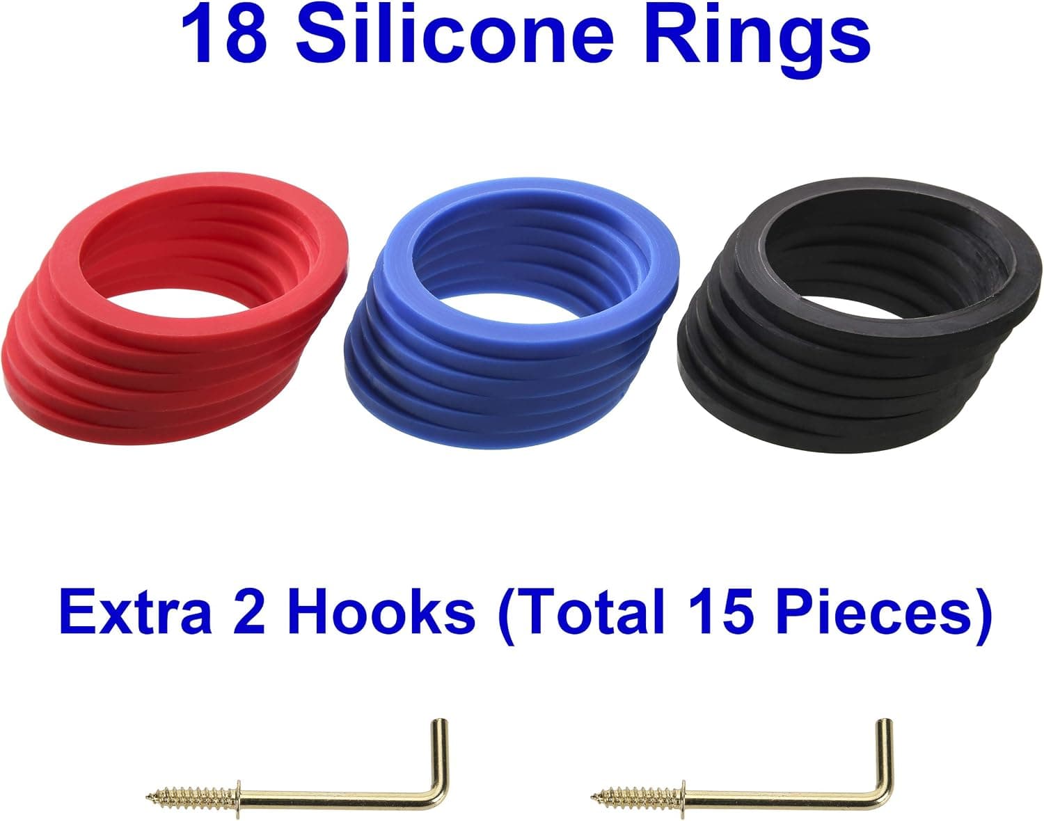 Hook & Ring Toss Game, 15 Hooks & 18 Rings — photo 2