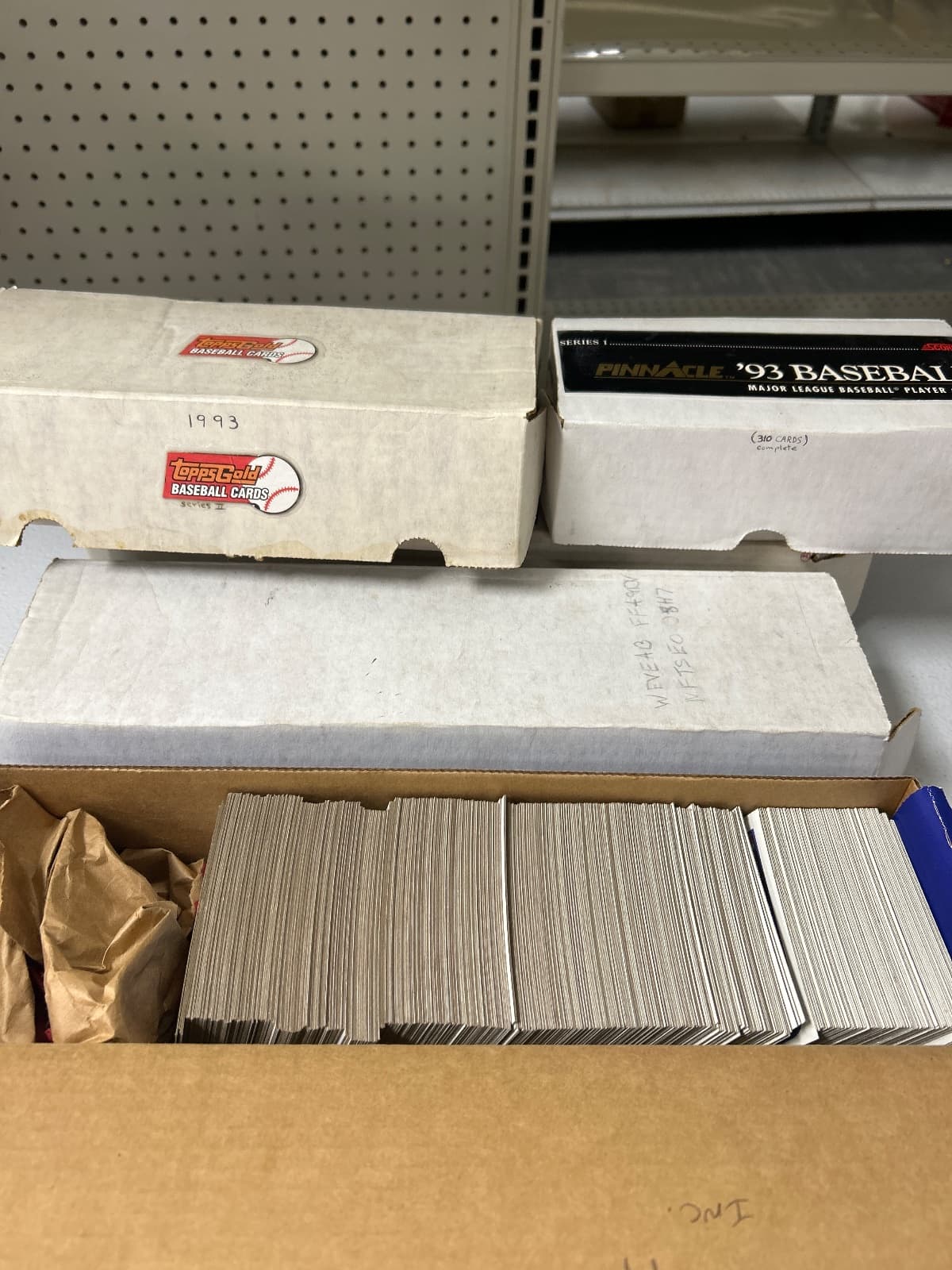 1989-93 Baseball Card Set Lot, 5 Boxes