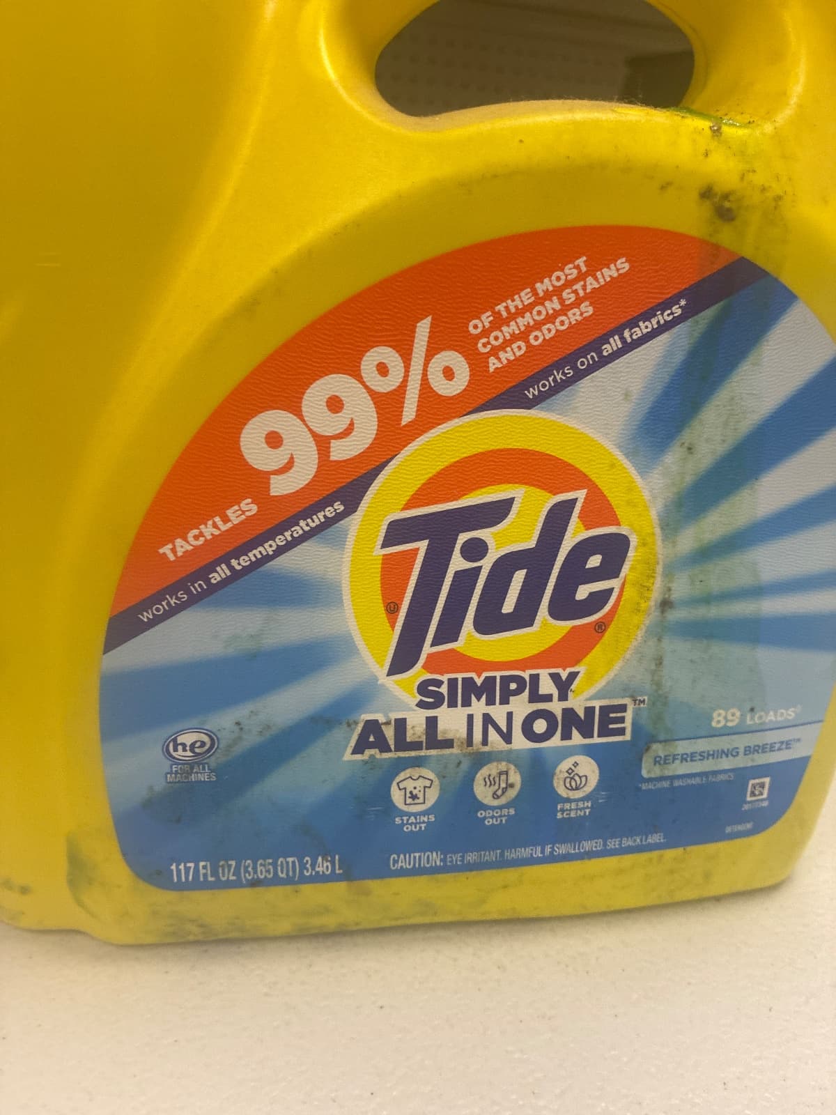Tide Simply Clean & Fresh HE Liquid Laundry Detergent, 117 fl oz, 89 Loads (Full) — photo 4