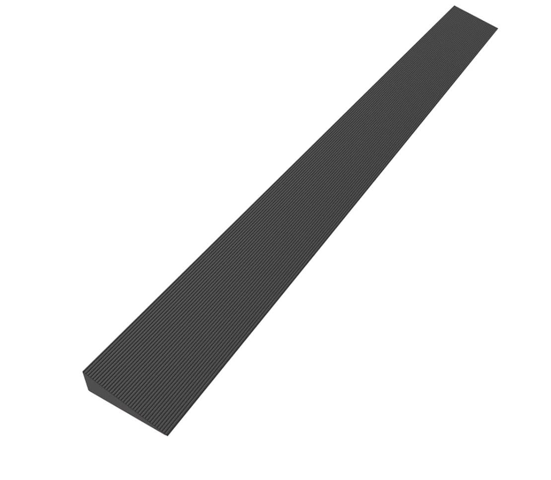 1 in Rise Rubber Threshold Ramp for Doorways & Wheelchairs