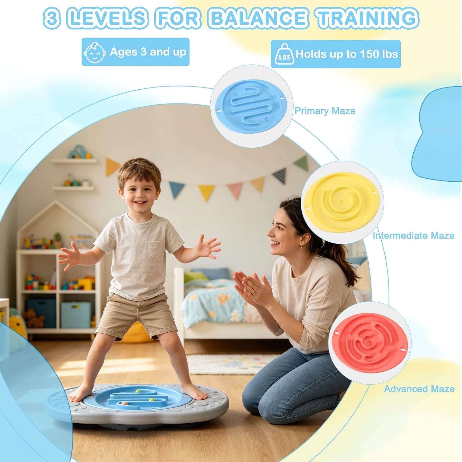 Kids Balance Board with Maze Game — photo 2