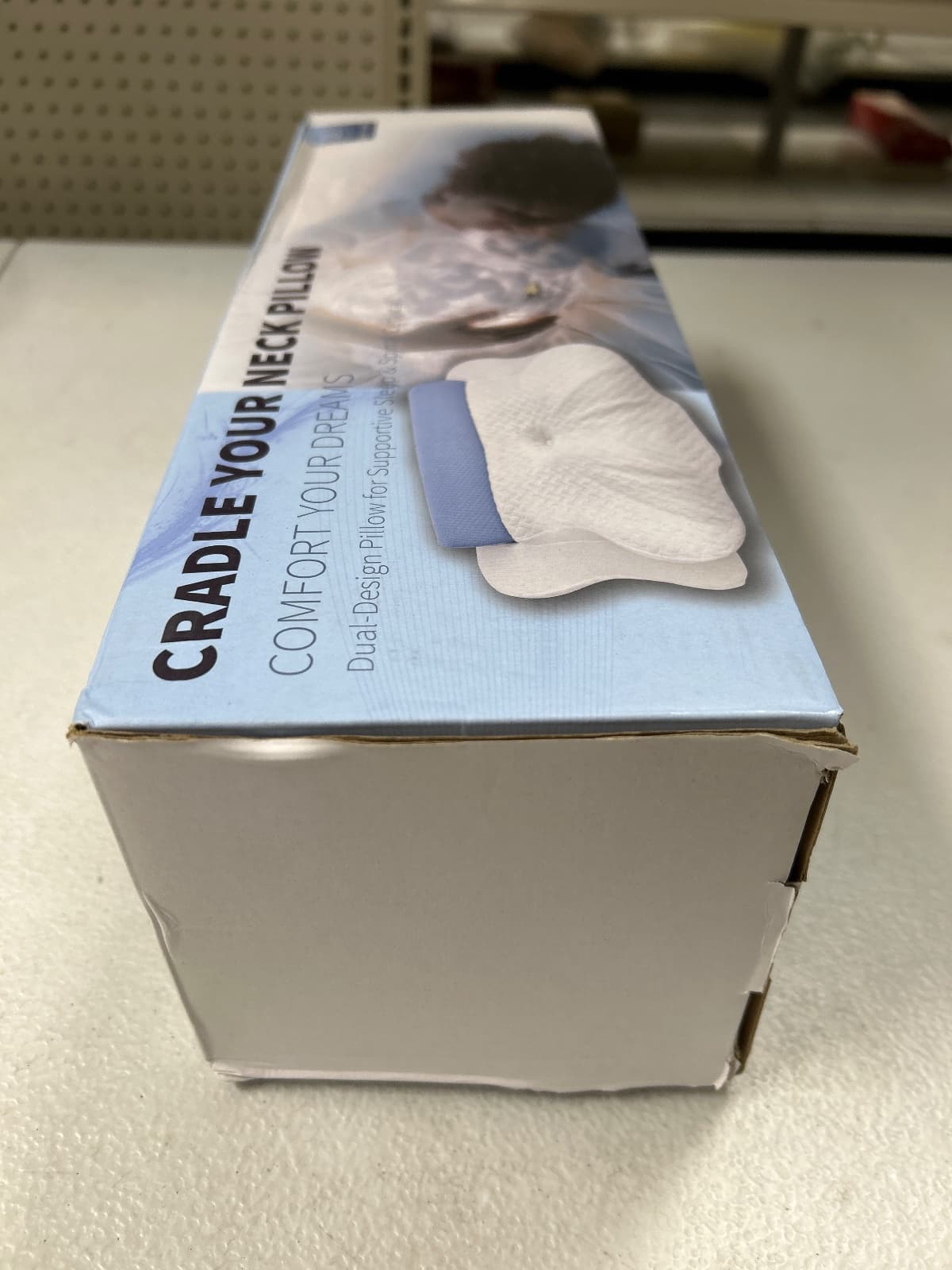 Ergonomic Memory Foam Cervical Pillow, 2-in-1 Detachable Bolster — photo 3