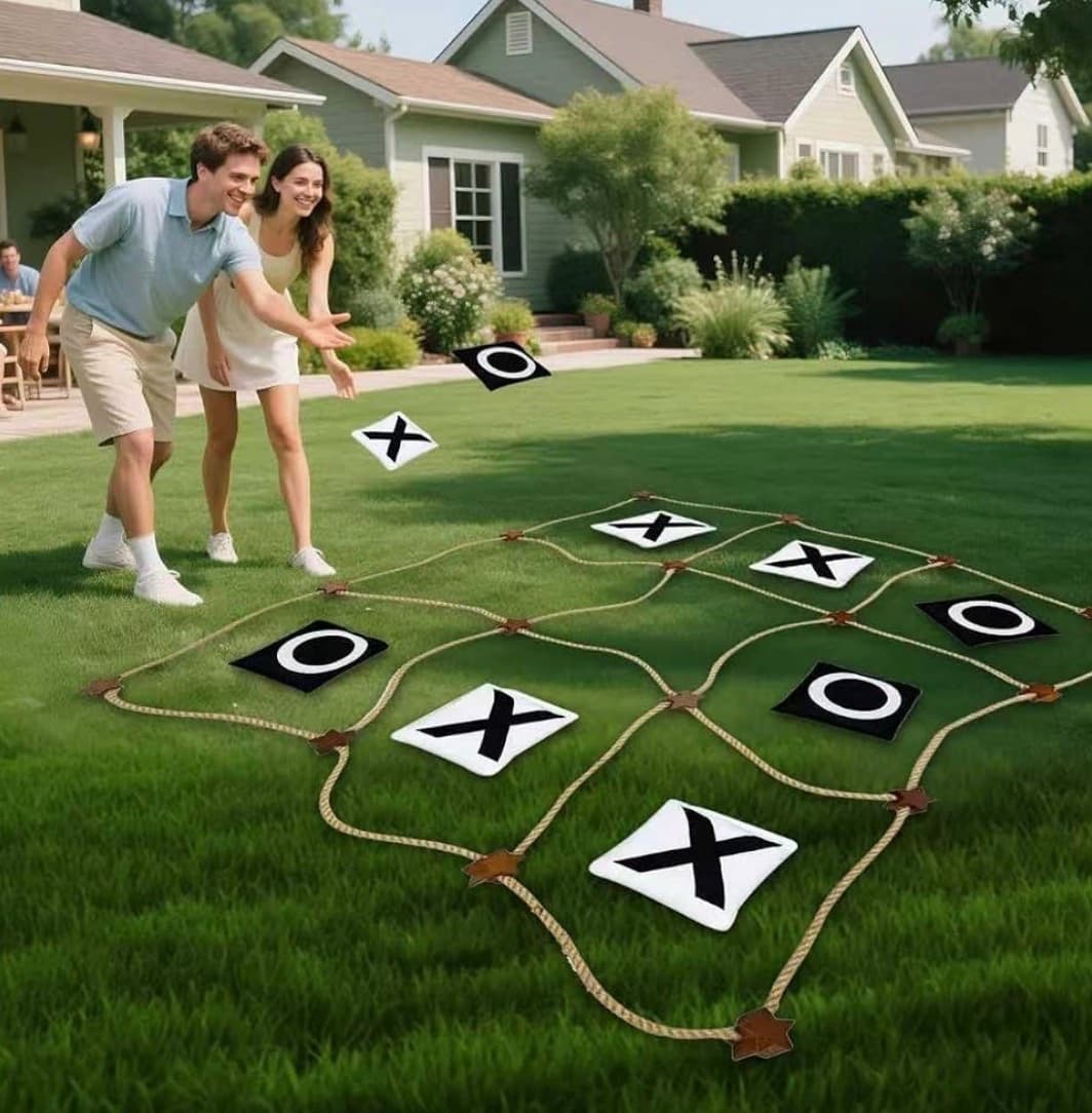 Giant Outdoor Tic Tac Toe Game