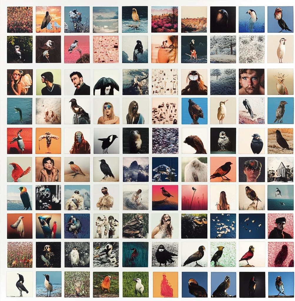 Album Cover Wall Collage Kit, 4 x 6 in Posters, 70 Pieces